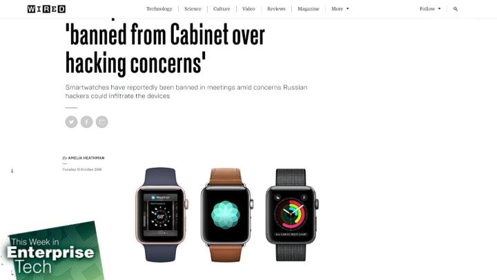 UK Cabinet Ministers Ban Apple Watches From Meetings