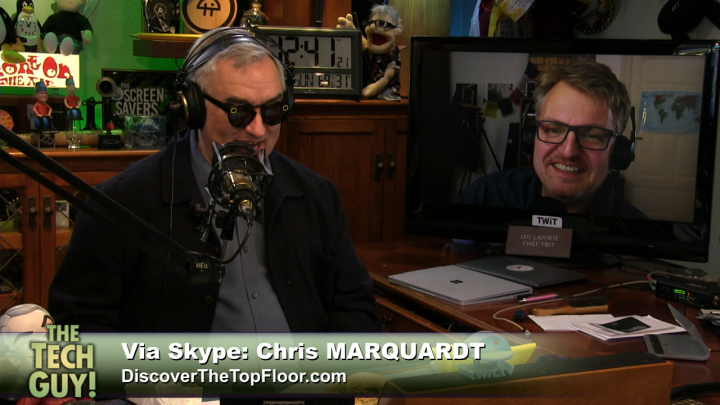 Leo Laporte and Chris Marquardt
