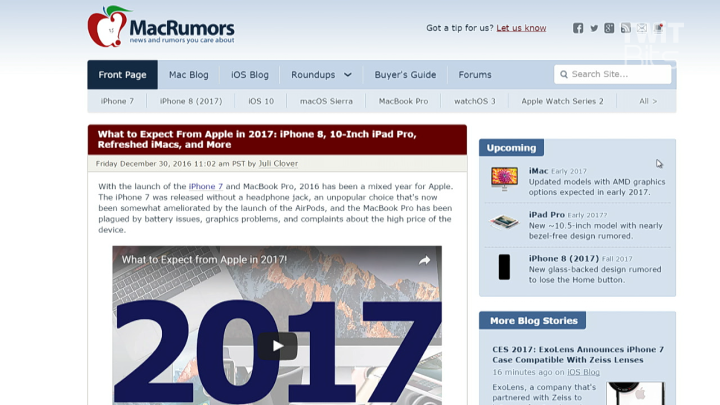 What to Expect from Apple in 2017 - MacRumors