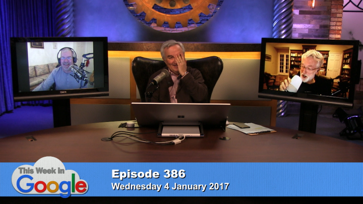 Mathew Ingram, Leo Laporte, and Jeff Jarvis