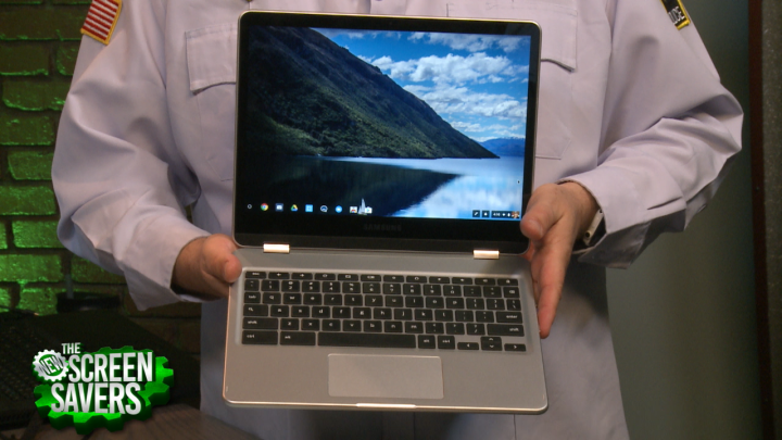 The new Samsung Chromebook Plus convertible touch laptop