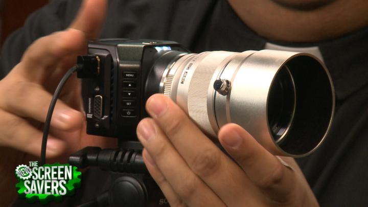 Blackmagic Micro 4K camera, Raspberry Pi Zero W, HIFIMAN HE-400i headphones, and best Wifi Mesh.