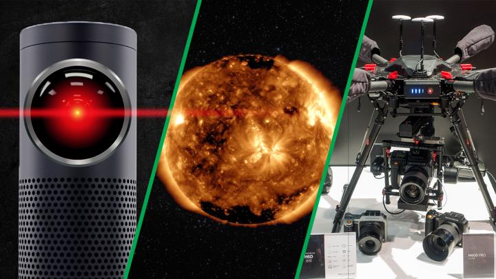 Space weather, NAB 2017, Gear VR vs. Google Daydream, Overcast on the Apple Watch, and Amazon Echo Look.