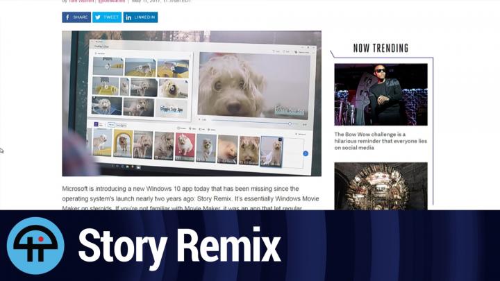 Microsoft Story Remix