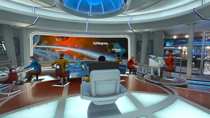 We play Star Trek: Bridge Crew on PlayStation VR.