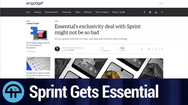 Sprint Gets Essential Exclusive