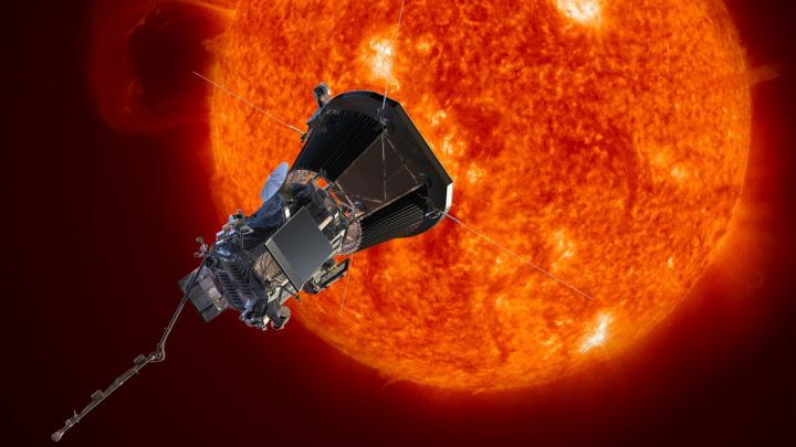 Traveling into the sun's atmosphere with NASAs Parker Solar Probe.