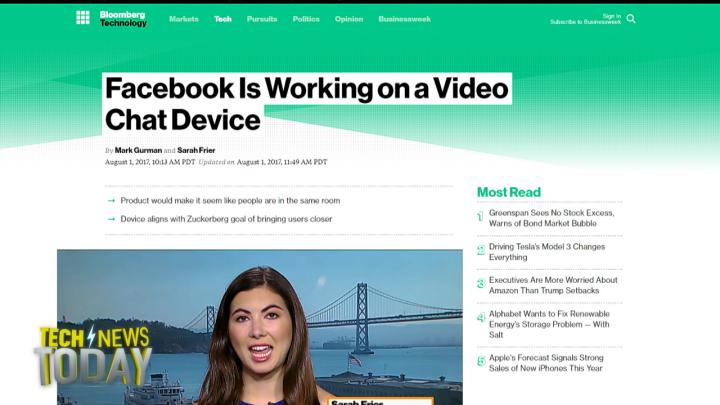 Facebook Working on a Video Chat Device