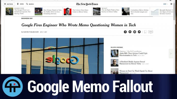 Google Fires Engineer Who Wrote Memo Questioning Women in Tech