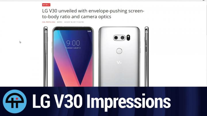 LG V30 Impressions