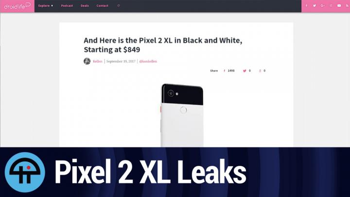 Pixel 2 XL Leaks