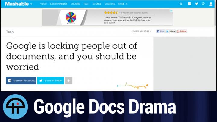 Google is locking people out of documents, and you should be worried