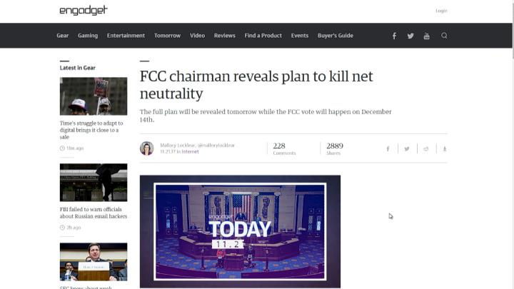 FCC Chairman Reveals Plan to Kill Net Neutrality - Engadget