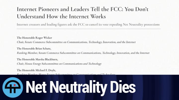 Net Neutrality Dies