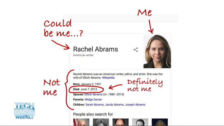 The problem with Google's knowledge graph.
