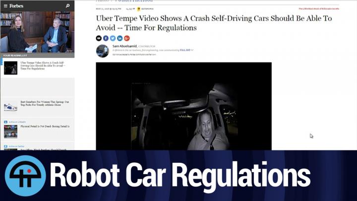 Uber Tempe Video Shows a Crash Self-Driving Cars Should Be Able to Avoid -- Time for Regulations 