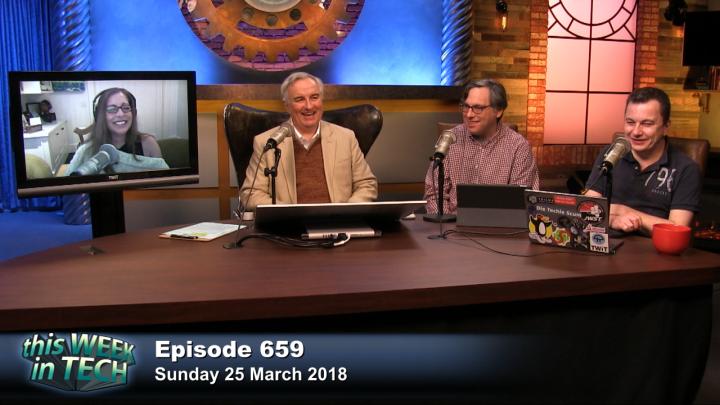 Denise Howell, Leo Laporte, Harry McCracken, and Iain Thomson