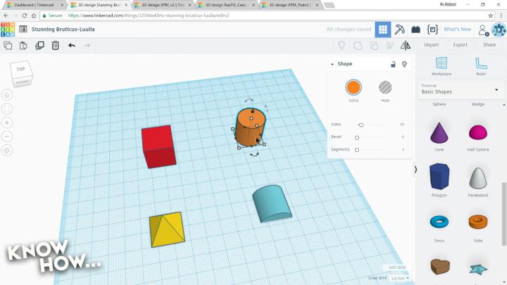 Starting 3D Design with Tinkercad!