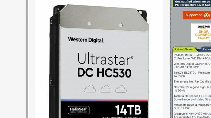Western Digital's 14TB Ultrastar DC HC530 Launched