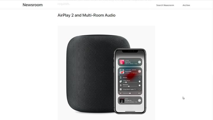 Apple HomePod and AirPlay 2