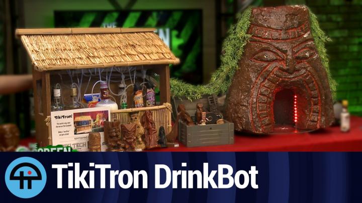 The TikiTron Drinkbot Live in Studio