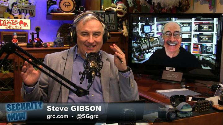 Leo Laporte and Steve Gibson