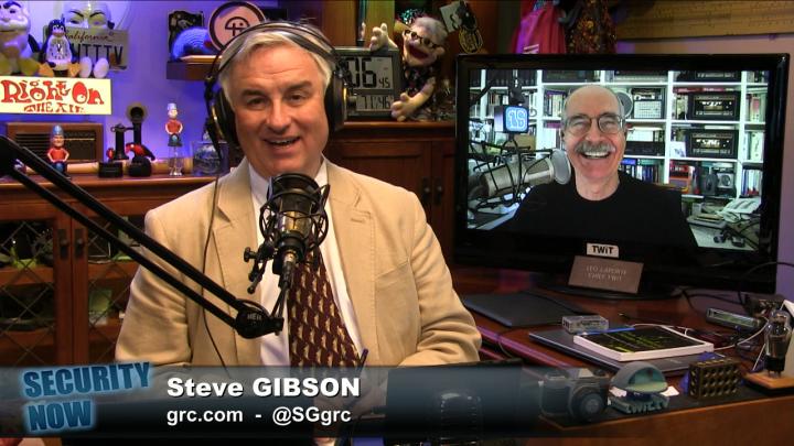 Leo Laporte and Steve Gibson
