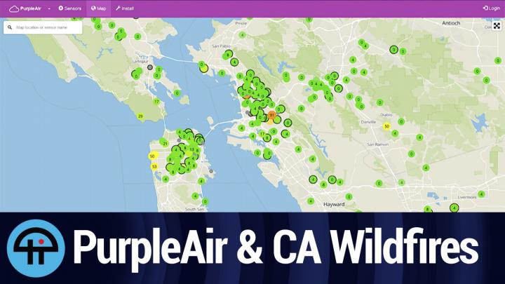 PurpleAir Map