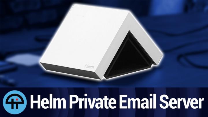 Helm CEO Giri Sreenivas shows how the Helm personal email server works.