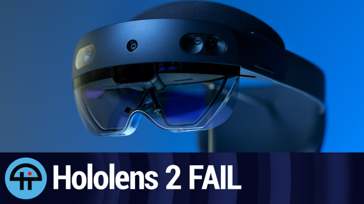 MS Build 2019 Keynote Hololens FAIL