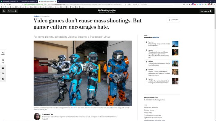 Video Games and Mass Shootings