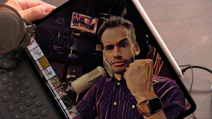 Procreate, Prisma, Waterlogue, Glaze, and more.		