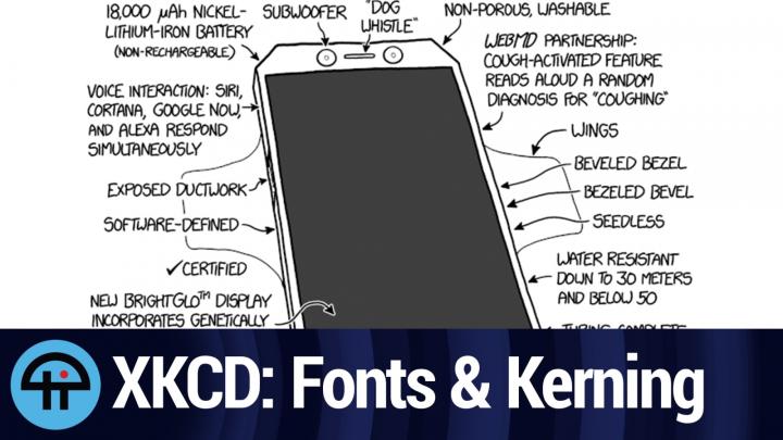 XKCD: Fonts and Kerning