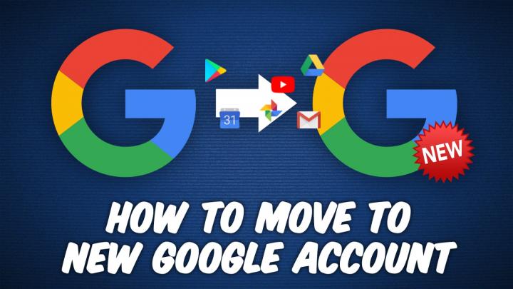 How do you move your Gmail and other Google apps to a new account?