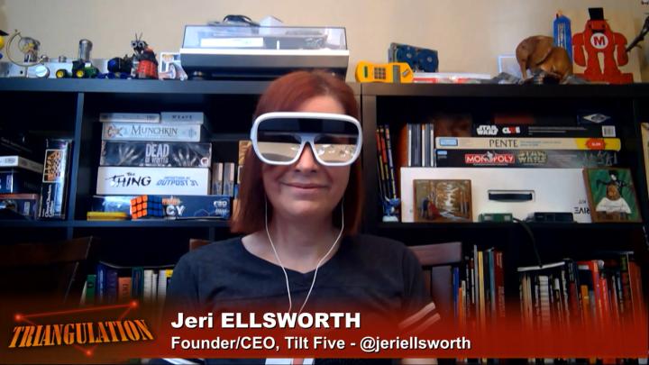 Triangulation 419: Jeri Ellsworth and Tilt Five Tabletop AR - Augmented Reality Holographic Tabletop Gaming by Tilt Five