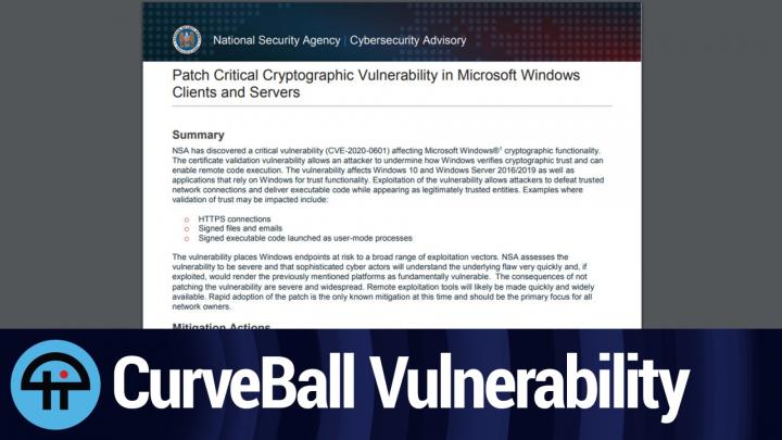 CurveBall Vulnerability
