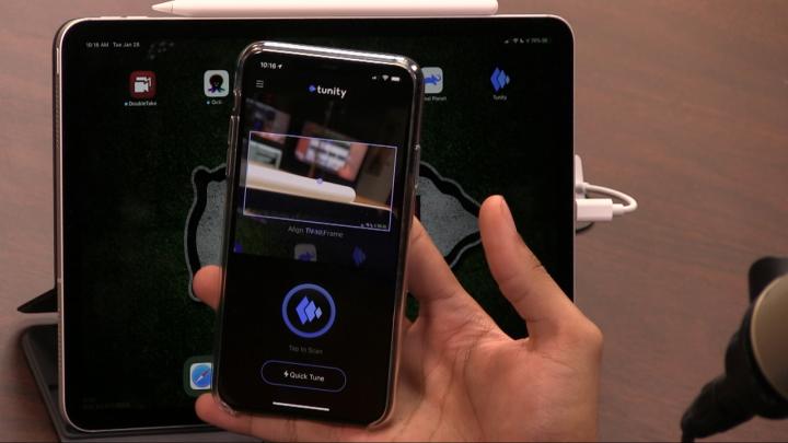 A cool app called Tunity can help you watch the Super Bowl with audio!