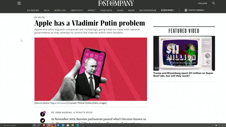 Russia vs Apple