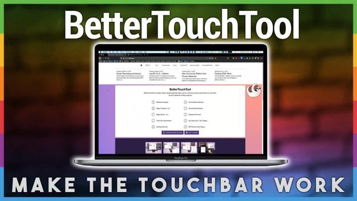 BetterTouchTool - Making the Touchbar Useful