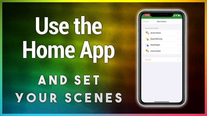 How to create Scenes in the Home app for iOS