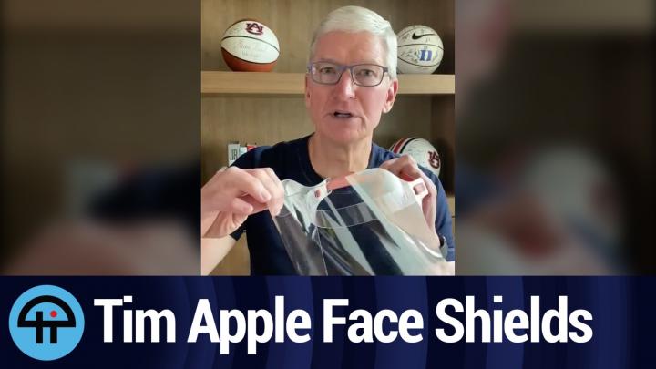 Apple starts producing 1 million+ face shields per week for healthcare workers.