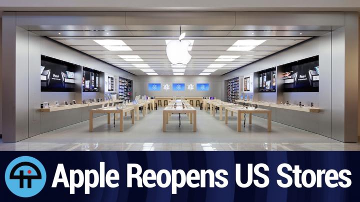Apple reopens several stores in states that do not have stay-at-home orders.