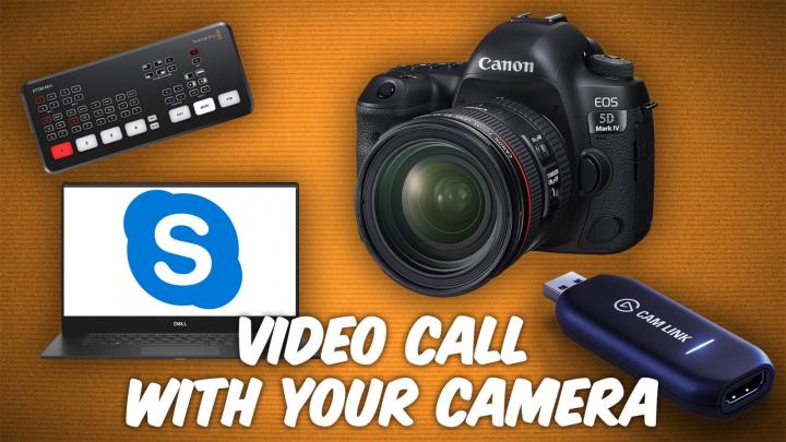 WFH? Turn your camera/camcorder into a webcam.