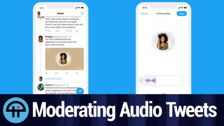 Moderating Twitter's Audio Tweets