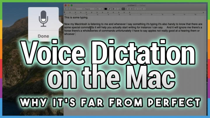 Voice Dictation on the Mac