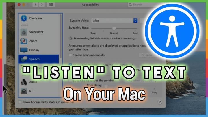 Getting Your Mac to Read to You