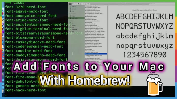 Fastest Way to Add Mac Fonts