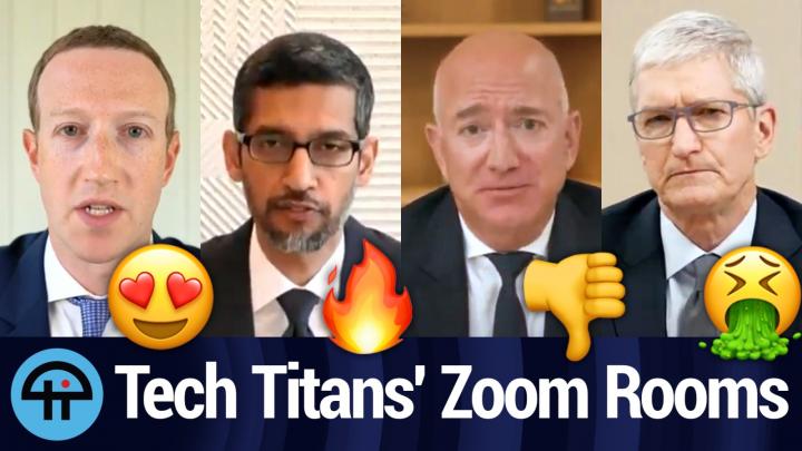 We Rate Tech Titans' Zoom Bkgds