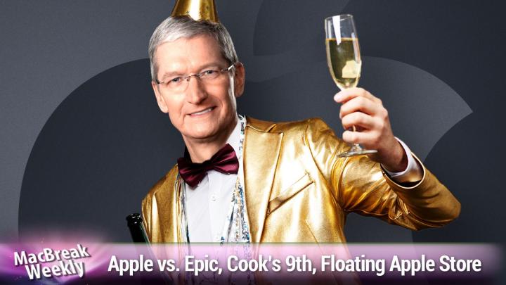 Apple vs Epic, Tim Cook's 9th Anniversary, Floating Apple Store Sphere