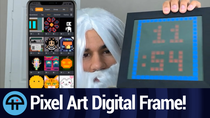 Divoom Pixoo Frame for cute pixel art display!